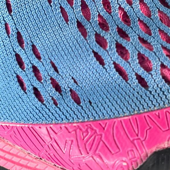 Asics Gel-Noosa Tri 10 Running Sneakers Shoes Neon Pink Blue Green Women 6 - Picture 12 of 14